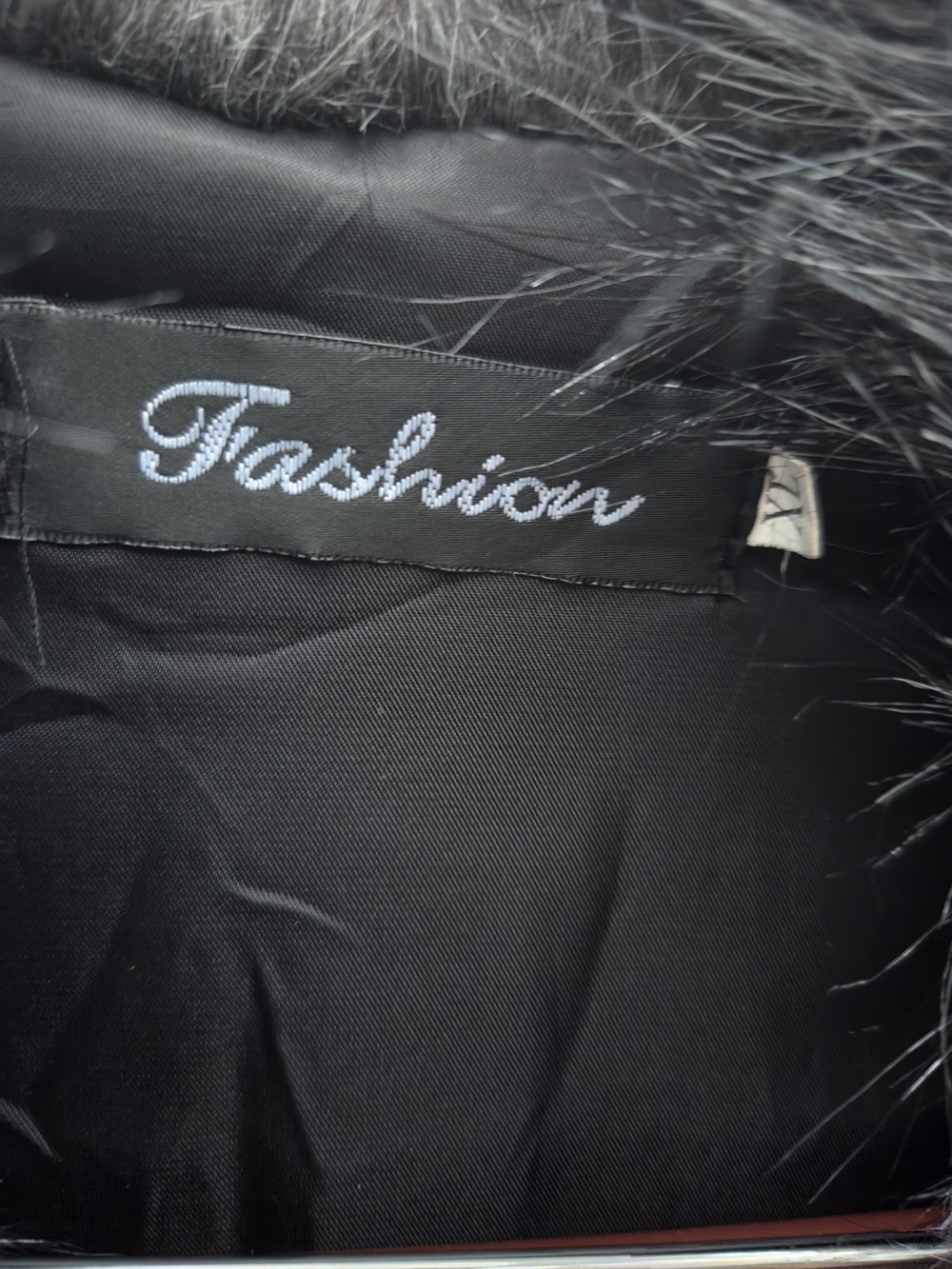 Fashion Nova Gray Faux Fur Teddy Coat - Picture 3 of 8